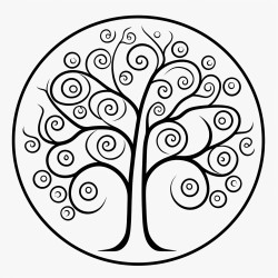 simple mandala tree