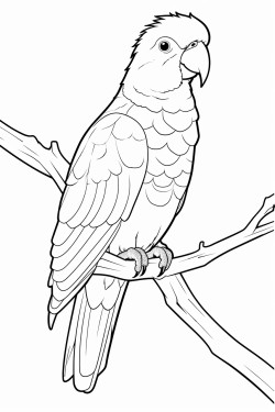 parrot sitting on a branch