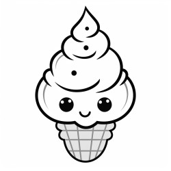 ice cream cawai