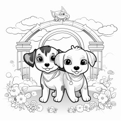 rainbow pet bridge