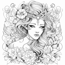 color this picture with sketch colour