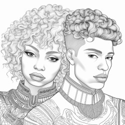 a white boy and a mixed girl couple