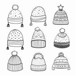 ugly sweater hats scarfs