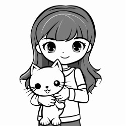 girl cat