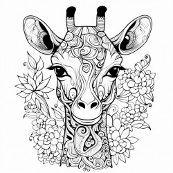 a cute girrafe