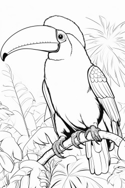 un mono un tucan y un perezoso en la selva encontrando un casco de astronauta