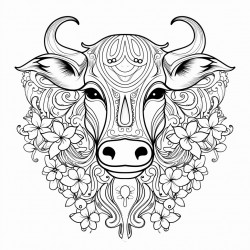 cow mandala