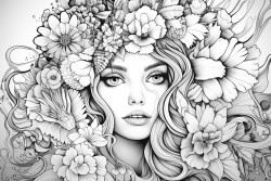 gowa kobiety odwrconej plecami