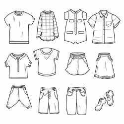 set of clothes