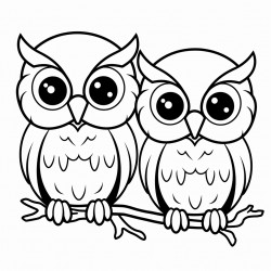 a cute wideeyed owls