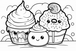 candy doughnuts icecream