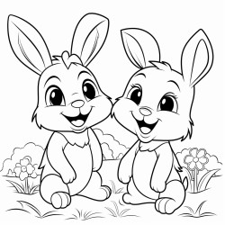 a happy bunnies