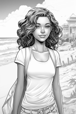 girl of the beach