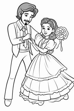 pareja que baila san juanito