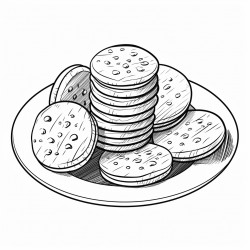 cookies and cream a plate snacks in bold and easy