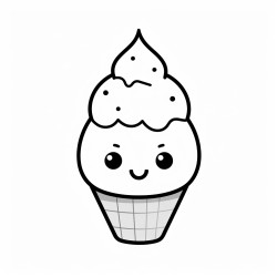 ice cream cawai