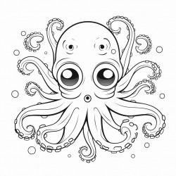 octopus with many eyes