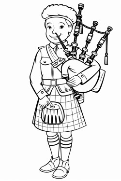 only bagpipe instrument