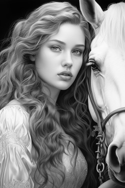 girl on an horse