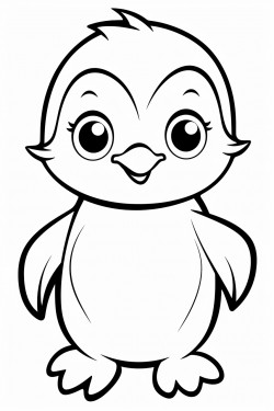 a baby penguin