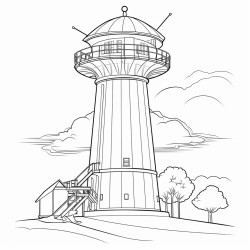 water tower wind turbine
