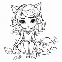 fairy with cat body