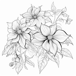 clematis flowers