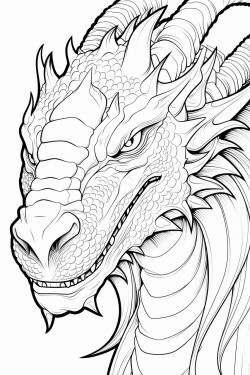 a cute friendly very detailed dragon