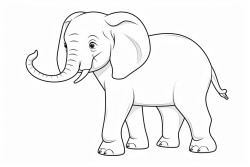 elephant from the front