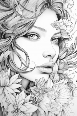 coloring book artistic image of tesettrl 3 tatli kz ocuu piknik yapyor tatli sofra bezi trk van kahvalts orman sincap