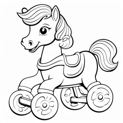 a rocking horse