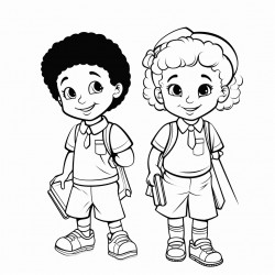 black kids in school