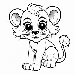cute lion