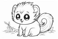fantasy cute and adorable little forest creature that talks and crawls