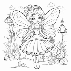 fairy in forest