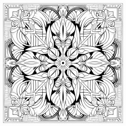 intricate symmetrical and repetitive designs