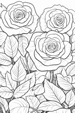 roses in a victorian garden