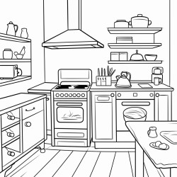 a kitchen of a child