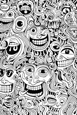 smiley faces trippy psychedelic