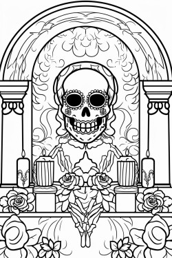 ofrenda del dia de muertos