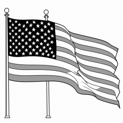 german flag and american flag friendship