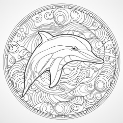 dolphin mandala