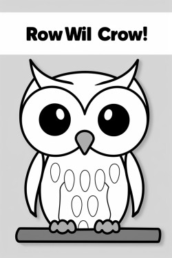create a kawaii owl