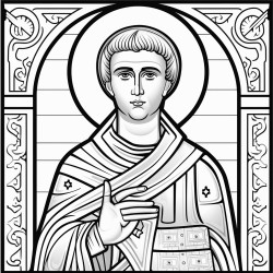 icon of st alban the christian saint