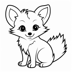 a cute icelandic fox