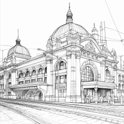 flinders street station melbourne