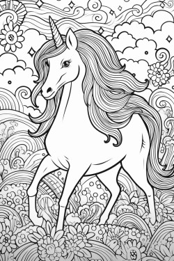 unicorn dreams a magical coloring adventure