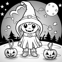uroczy wampir halloween