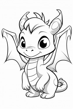 create a cute little dragon with unusual details with the ability of atmokinesis