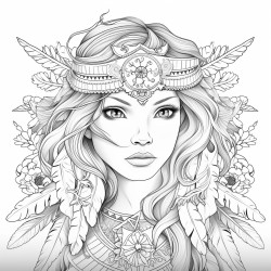 coloriage de nol religieux